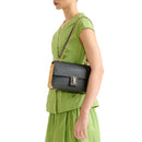 Borsa Donna a Spalla 1A Classe Alviero Martini linea Bay Lock Bag Nero LF02