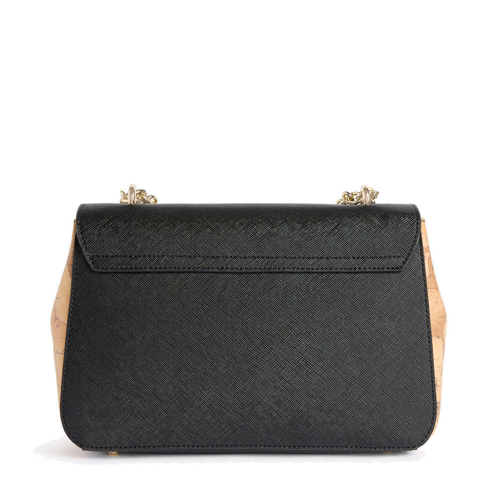 Borsa Donna a Spalla 1A Classe Alviero Martini linea Bay Lock Bag Nero LF02