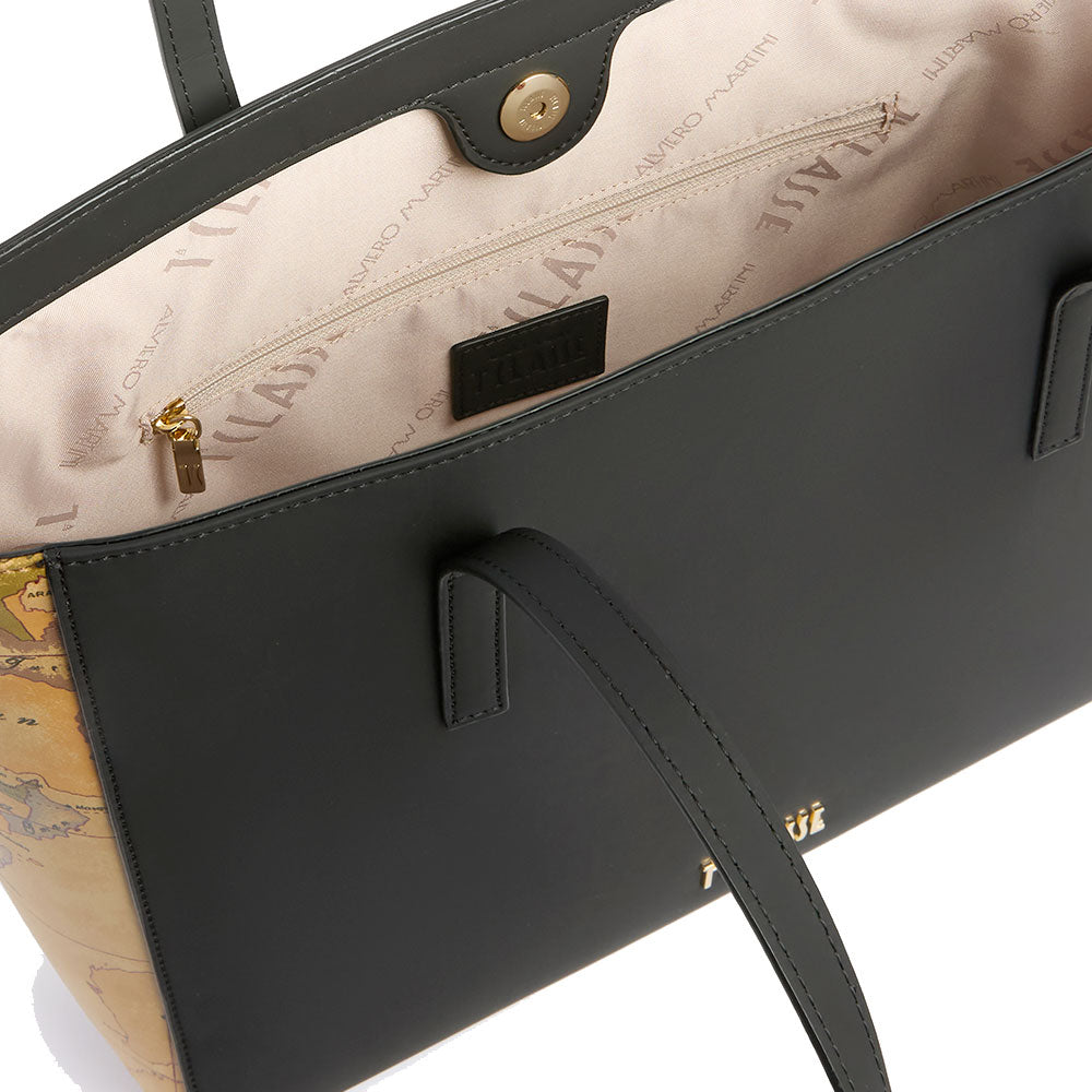 Shopping Bag Donna 1A Classe Alviero Martini linea Geo Harmonia Nero LF35