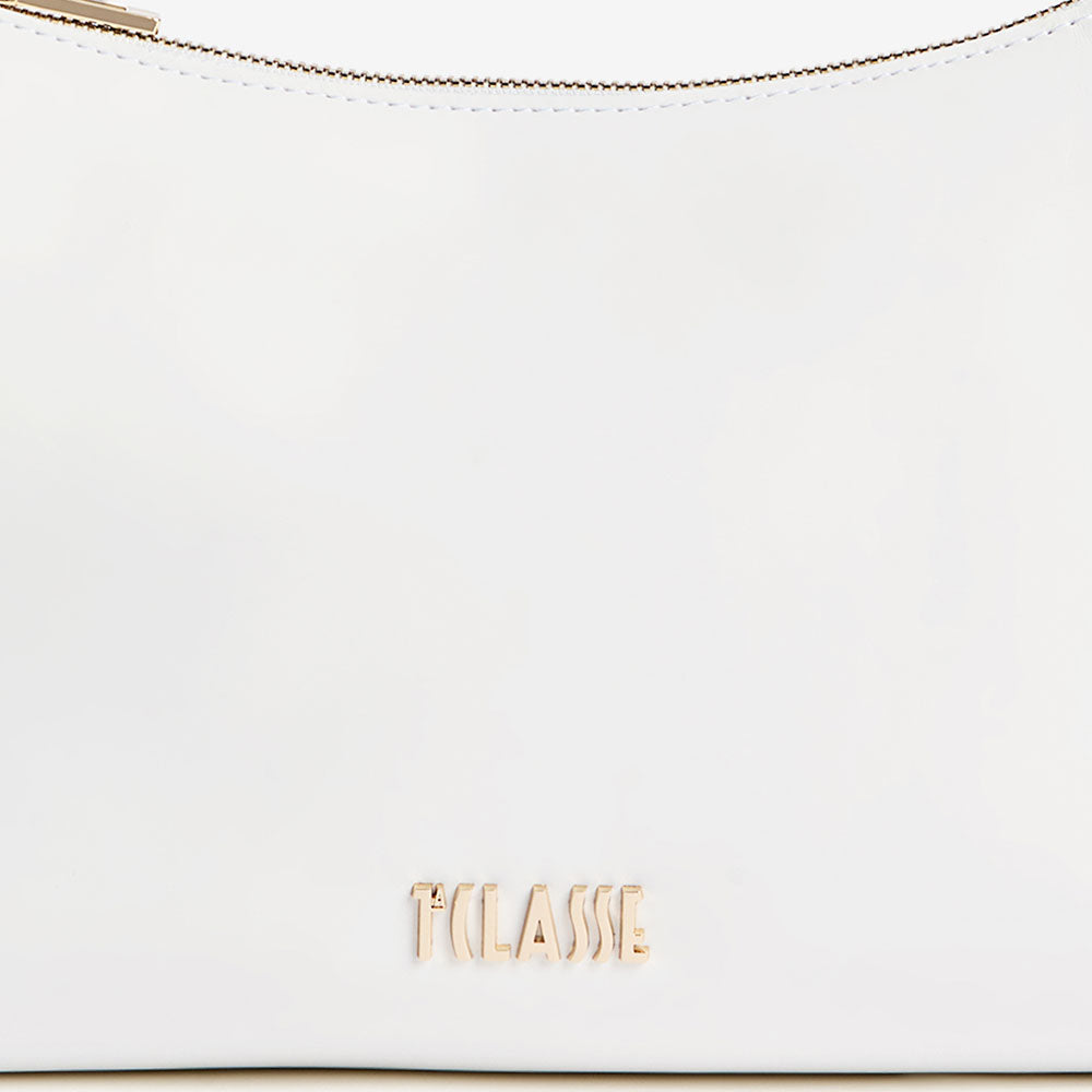 Damen-Schultertasche mit Umhängeriemen 1A Classe ALVIERO MARTINI Modell Geo Harmonia in Weiß LF36