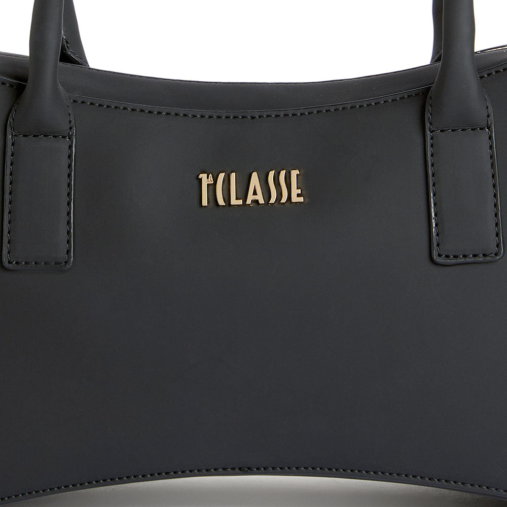 Damen-Schultertasche 1A Classe ALVIERO MARTINI Modell Geo Harmonia in Schwarz LF38