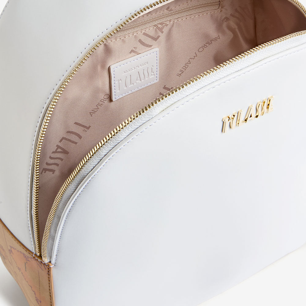 Zaino Donna 1A Classe Alviero Martini linea Geo Harmonia Bianco LF39
