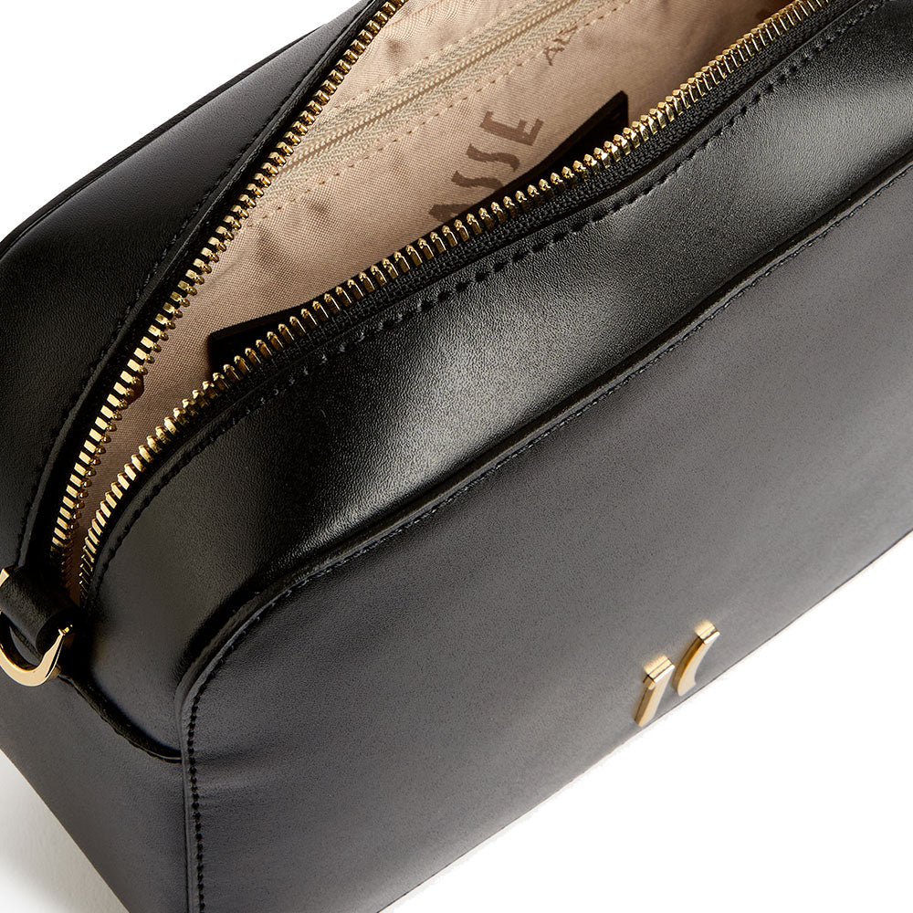 Borsa Donna a Tracolla 1A Classe Alviero Martini linea Summer Paradise in Pelle Nera LF43