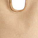 Shopping Bag 1A Classe Alviero Martini linea Sunny Rafia in Rafia Intrecciata Naturale LF45