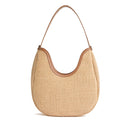 Borsa Donna Hobo 1A Classe Alviero Martini linea Sunny Rafia in Rafia Intrecciata Naturale LF46