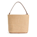 Borsa Donna Secchiello 1A Classe Alviero Martini linea Sunny Rafia in Rafia Intrecciata Naturale LF48