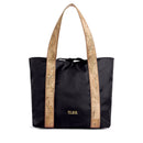 Wendbare Damen-Shopper 1A Classe ALVIERO MARTINI Modell Dual Bag aus schwarzem Stoff und Geo Classic LF57
