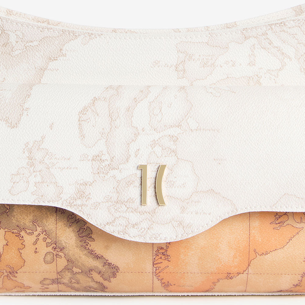 Borsa Sottospalla Donna 1A Classe Alviero Martini linea White Geo Mix Bianca LF61