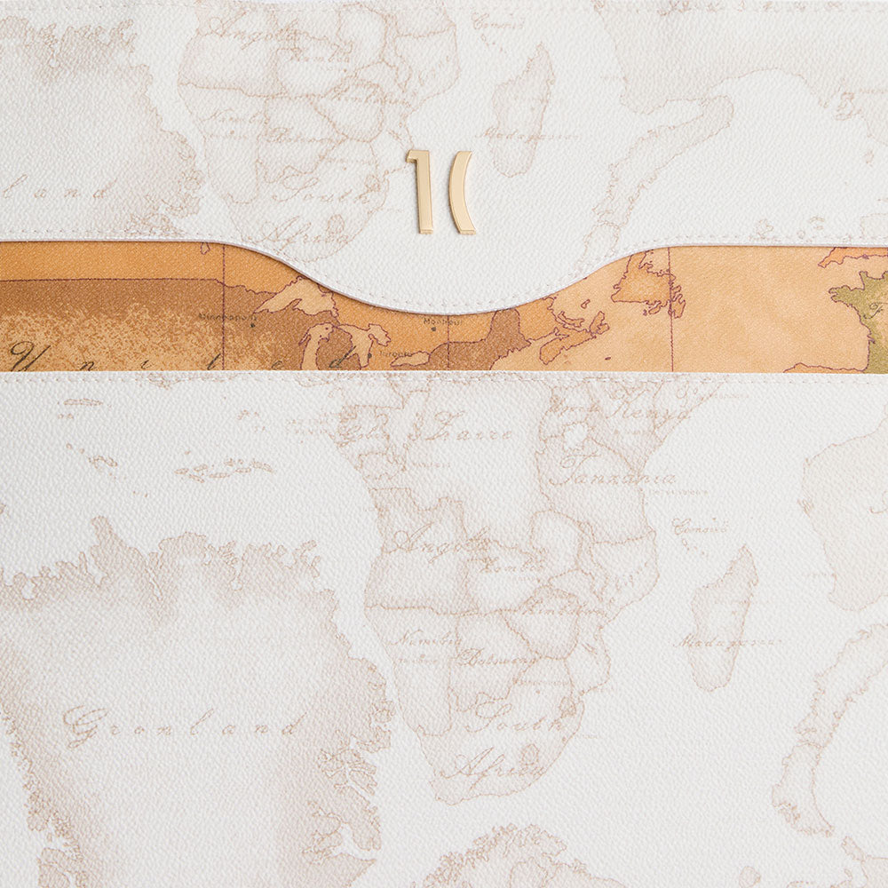 Shopping Bag Donna 1A Classe Alviero Martini linea White Geo Mix Bianca LF62