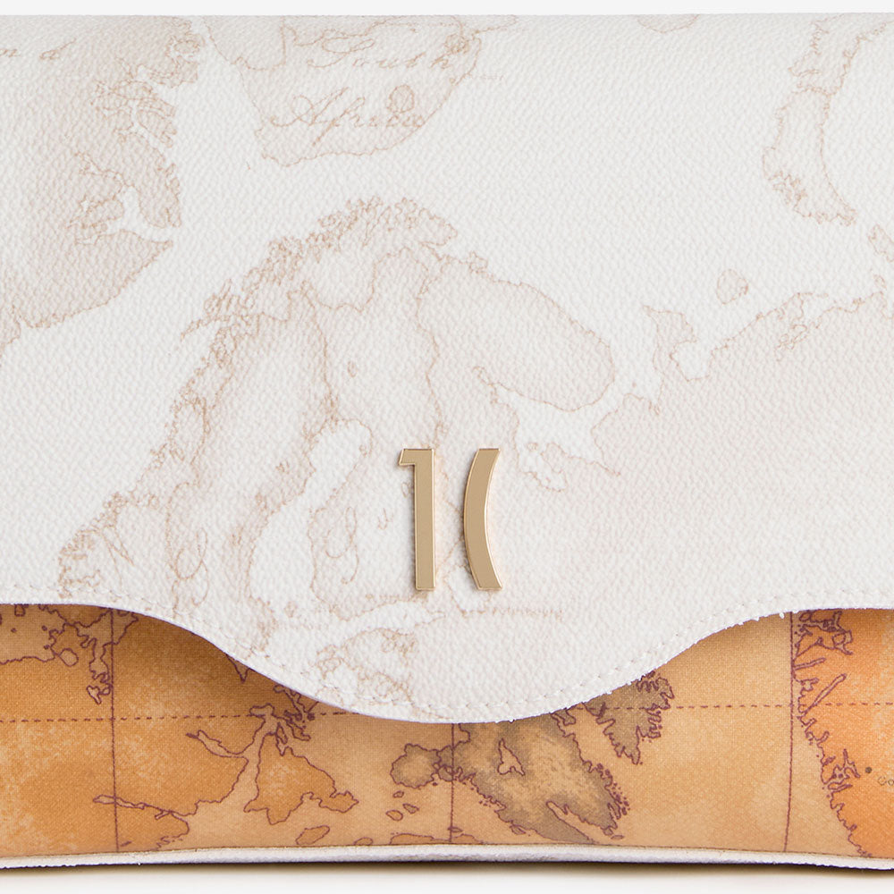 Borsa Donna a Tracolla 1A Classe Alviero Martini linea White Geo Mix Bianca LF63