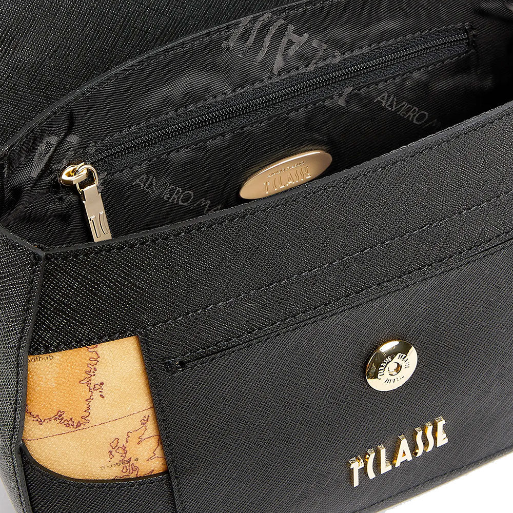 Borsa Donna a Mano con Patta 1A Classe Alviero Martini linea West City Nero LF76