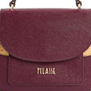 Borsa Donna a Mano con Patta 1A Classe Alviero Martini linea West City Bordeaux LF76