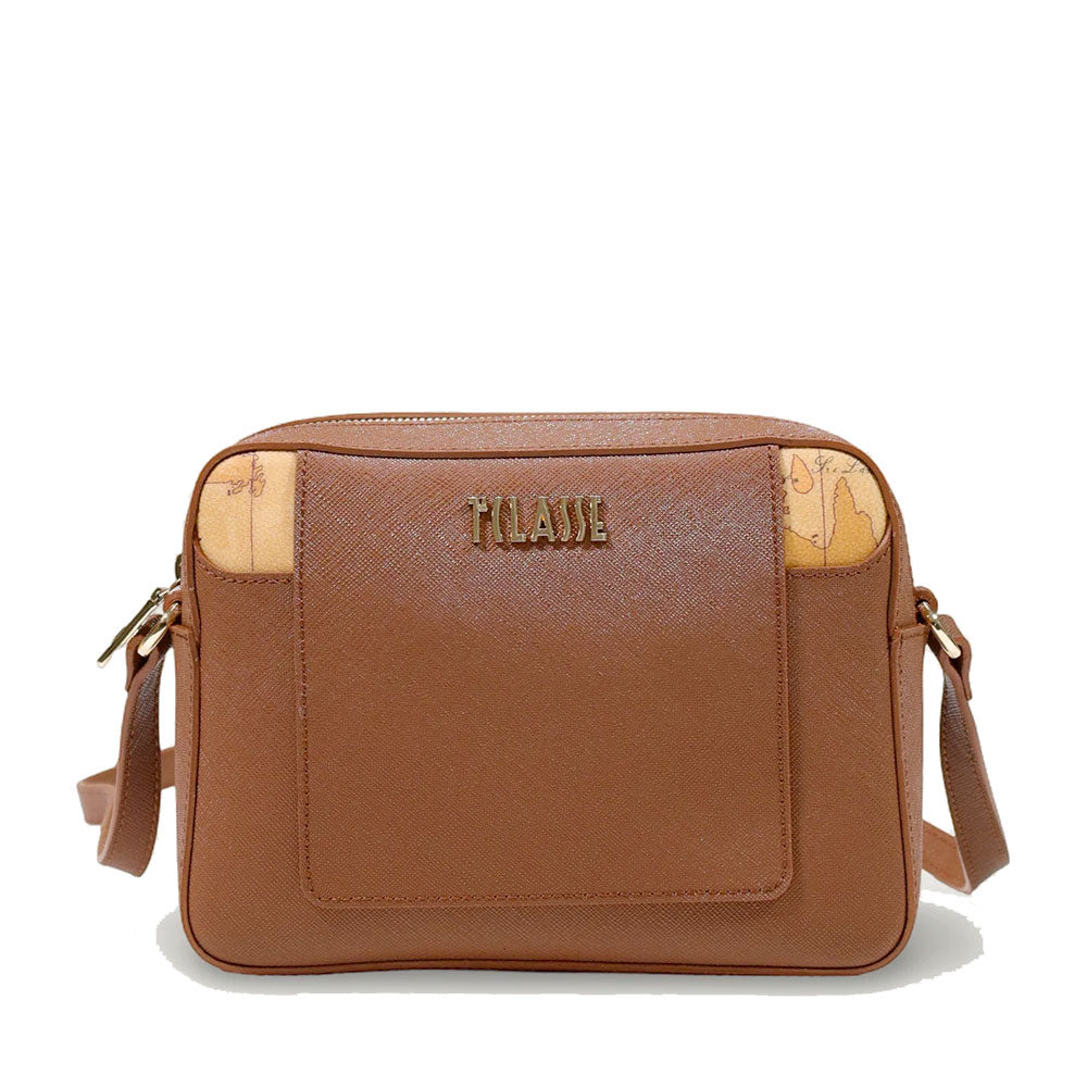 Borsa Donna a Tracolla Small 1A Classe Alviero Martini linea West City color Castagna LF78
