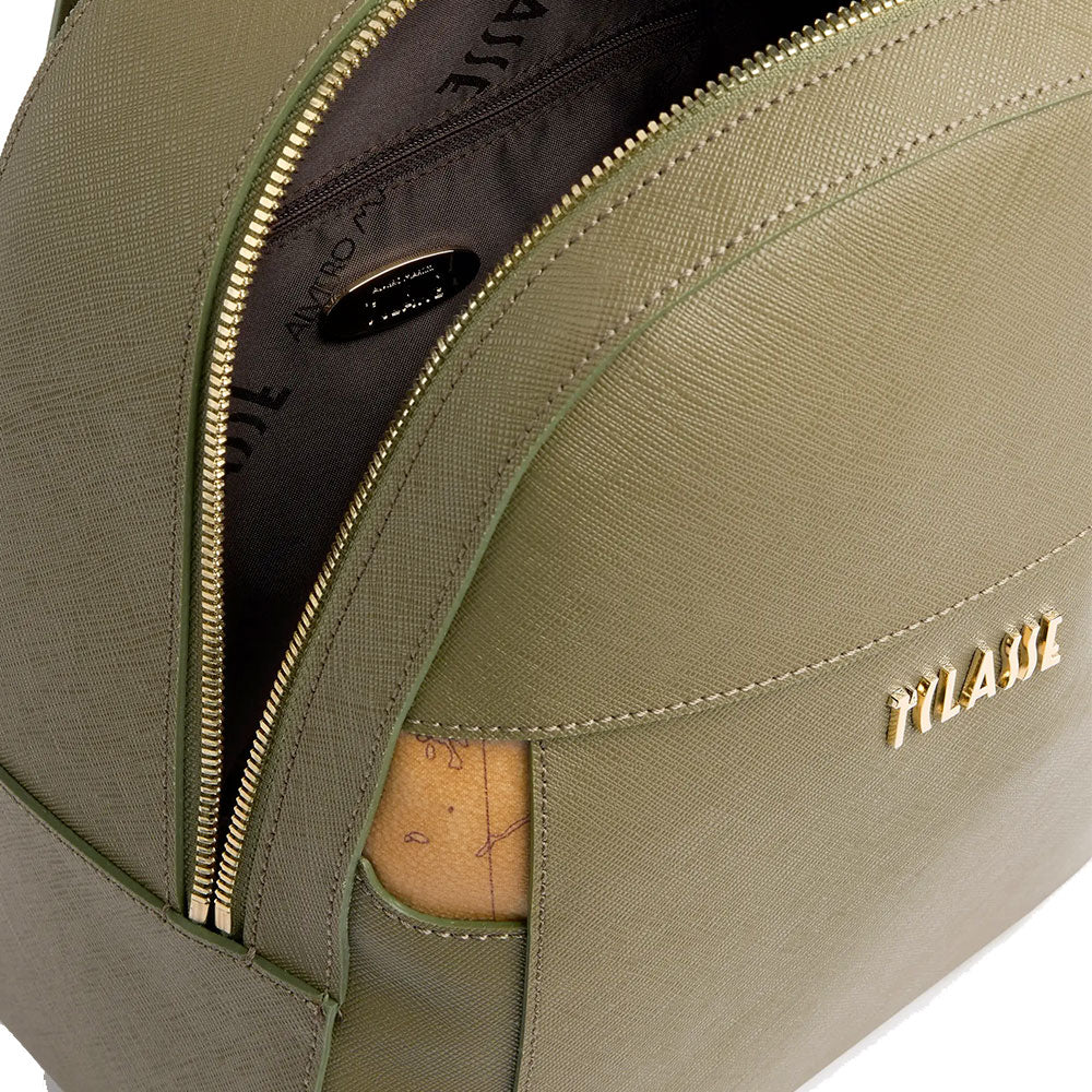 Zaino Donna 1A Classe Alviero Martini linea West City Verde Oliva LF80
