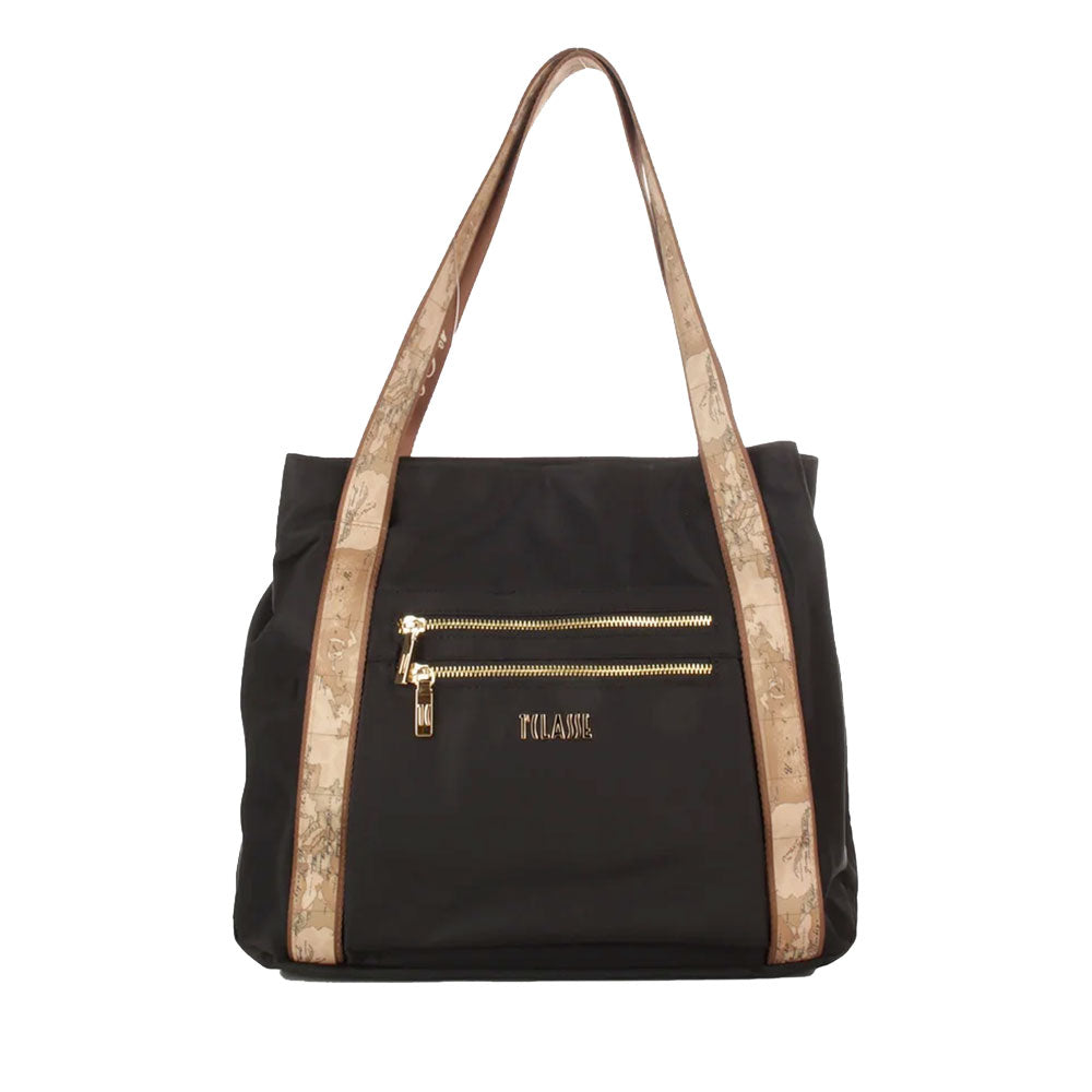 Shopping Bag Donna 1A Classe Alviero Martini linea Whisper Nylon Nero LF91