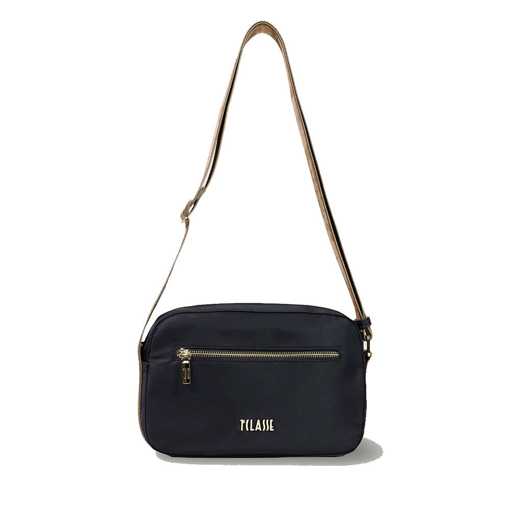 Borsa Donna a Tracolla 1A Classe Alviero Martini linea Whisper Nylon Nero LF93