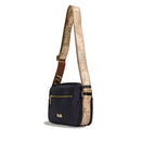 Borsa Donna a Tracolla 1A Classe Alviero Martini linea Whisper Nylon Nero LF93