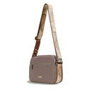 Borsa Donna a Tracolla 1A Classe Alviero Martini linea Whisper Nylon color Roccia LF93