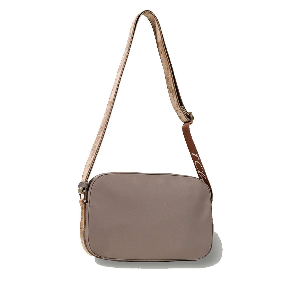 Borsa Donna a Tracolla 1A Classe Alviero Martini linea Whisper Nylon color Roccia LF93