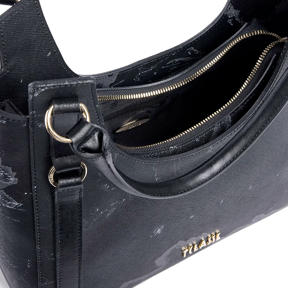 Borsa Donna Sottospalla Hobo 1A Classe Alviero Martini linea Nightfall Geo stampa Geo Night LF97