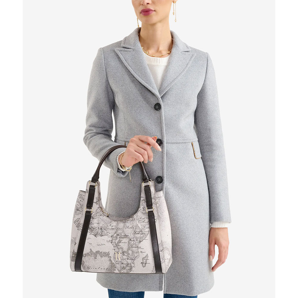 Borsa Donna Sottospalla Hobo 1A Classe Alviero Martini linea Country Geo color Tortora LF97
