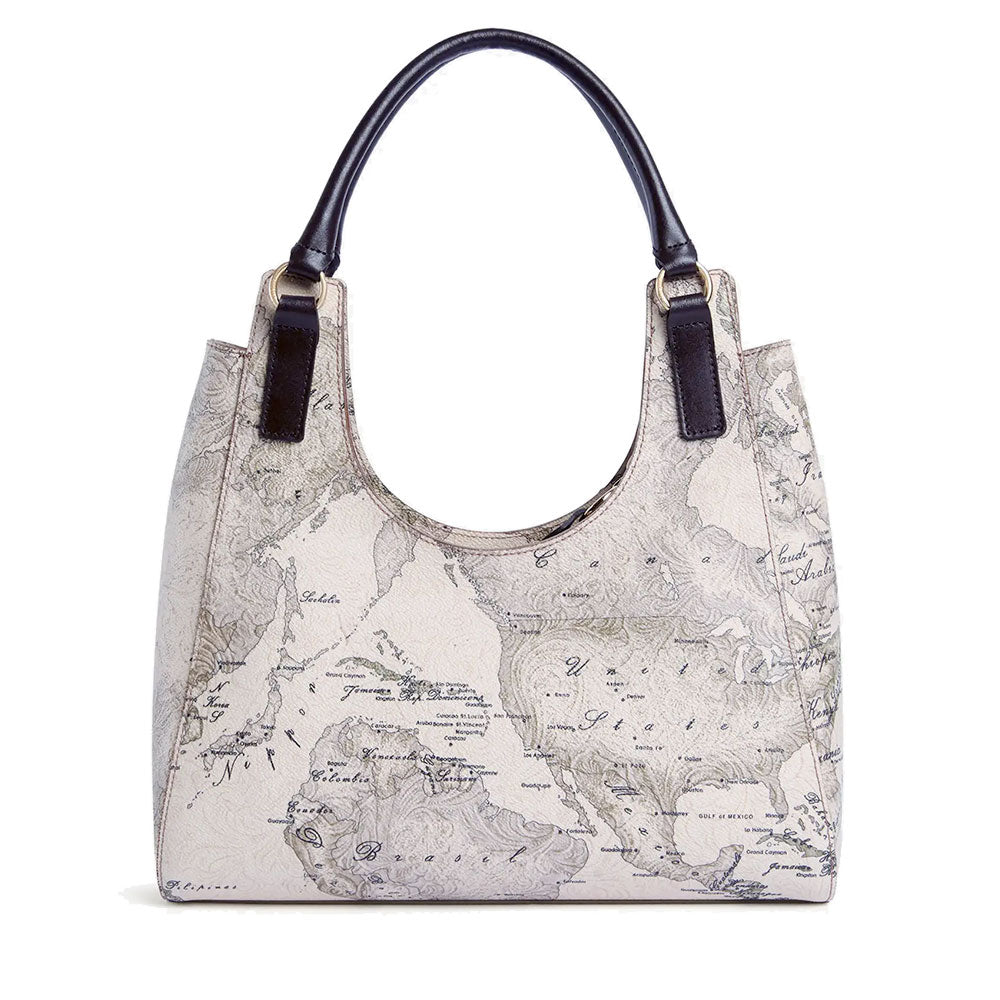 Borsa Donna Sottospalla Hobo 1A Classe Alviero Martini linea Country Geo color Tortora LF97