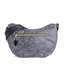 Borsa Donna Mezzaluna Media 1A Classe Alviero Martini linea Soft Ranch in Tessuto Soft Geo Dark LG04