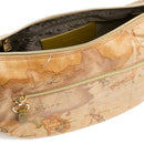 Borsa Donna Mezzaluna Media 1A Classe Alviero Martini linea Soft Ranch in Tessuto Soft Geo Classic e Verde Oliva LG04