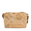 Borsa Donna a Tracolla 1A Classe Alviero Martini linea Soft Ranch in Tessuto Soft Geo Classic e Castagna LG05