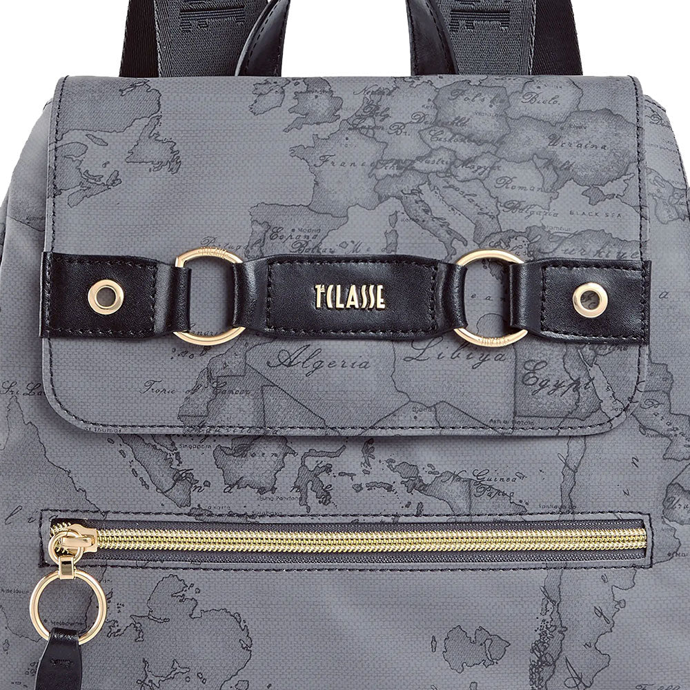 Zaino Donna 1A Classe Alviero Martini linea Soft Ranch in Tessuto Soft Geo Dark LG06