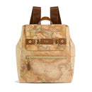 Zaino Donna 1A Classe Alviero Martini linea Soft Ranch in Tessuto Soft Geo Classic e Castagna LG06