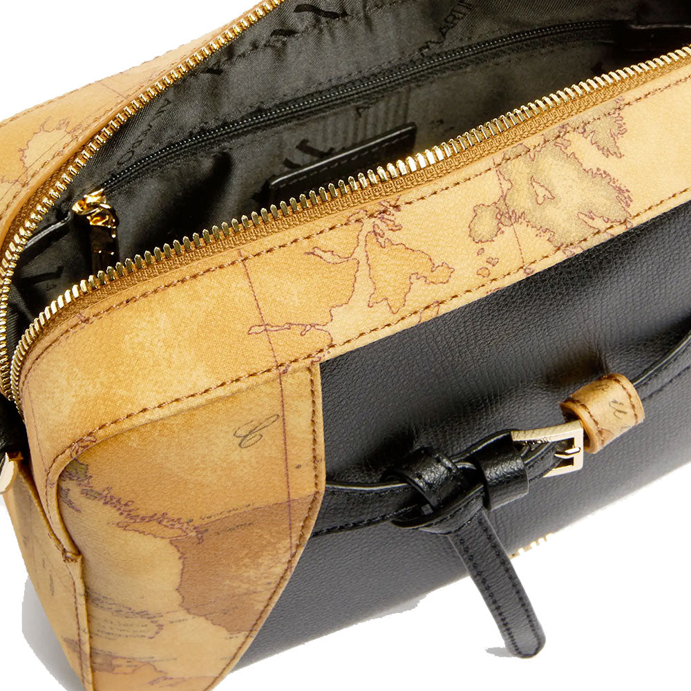 Borsa Donna a Tracolla 1A Classe Alviero Martini linea Geo Saloon Geo Classic e Nero LG11