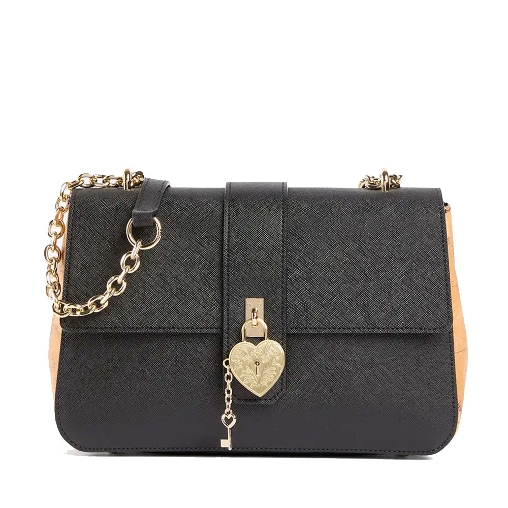 Borsa Donna a Tracolla 1A Classe Alviero Martini linea Western Love Bag Nero LG33