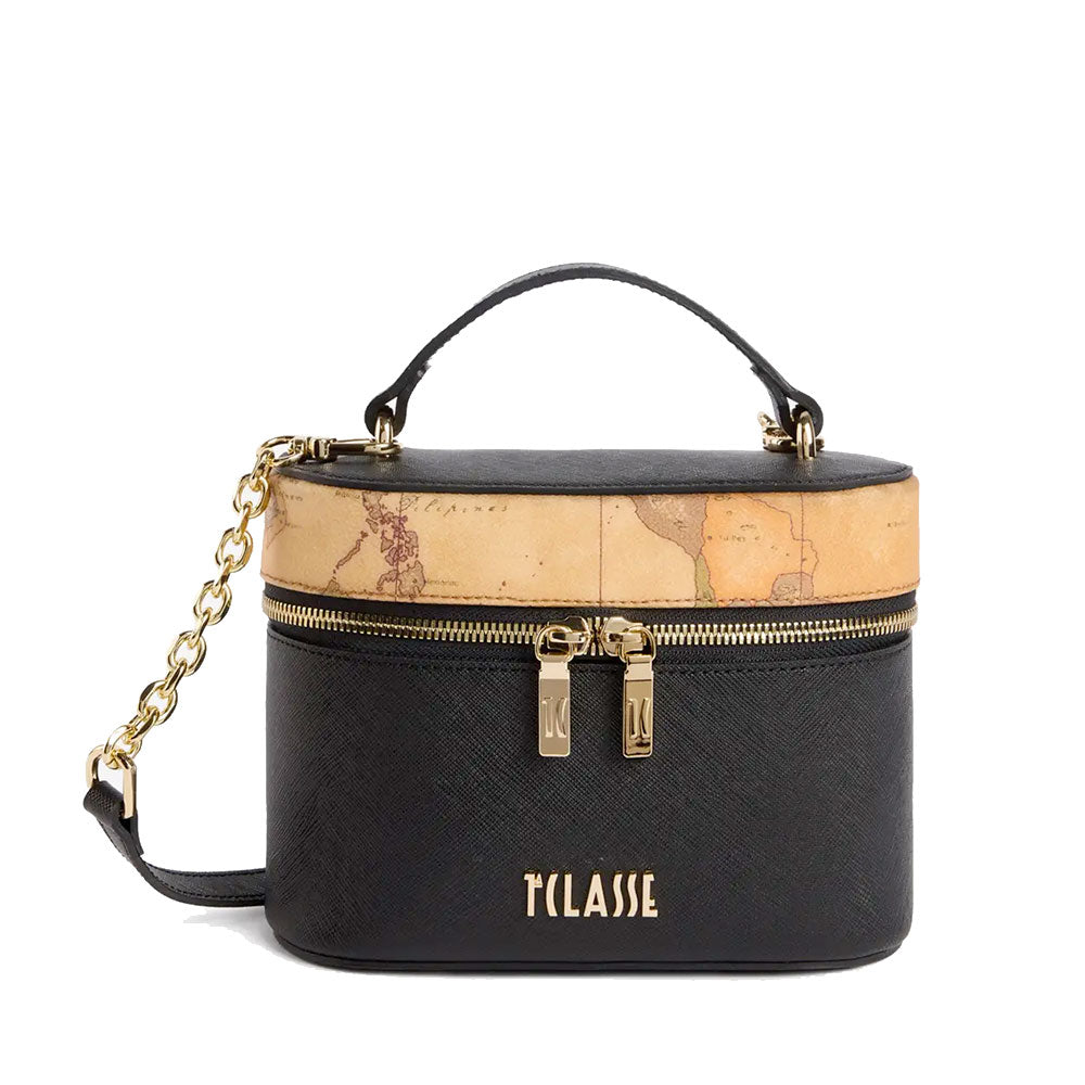 Mini Bag Donna a Tracolla 1A Classe Alviero Martini linea Treasure Bag Nero LG36