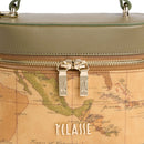 Mini Bag Donna a Tracolla 1A Classe Alviero Martini linea Treasure Bag Geo Classic e Verde Oliva LG36