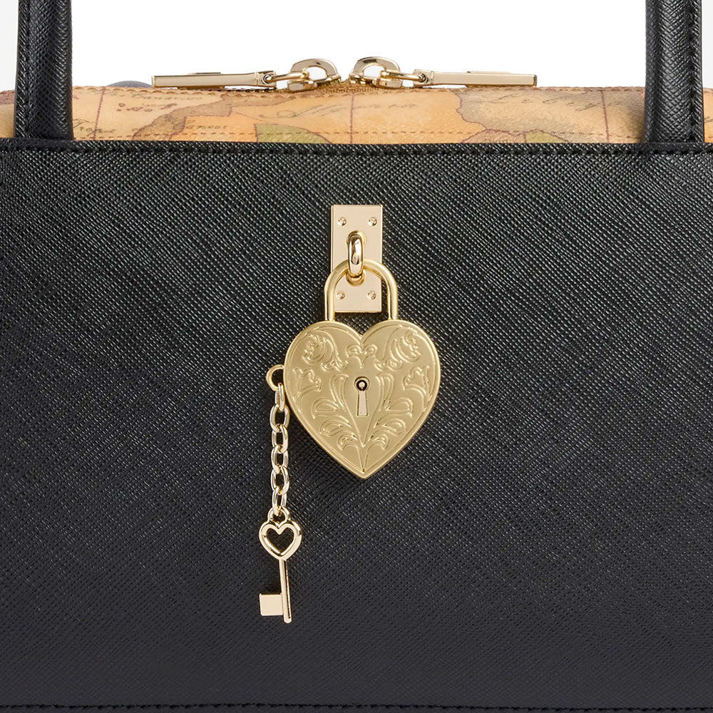 Borsa Donna Sottospalla 1A Classe Alviero Martini linea Love Charm Bag Nero LG37