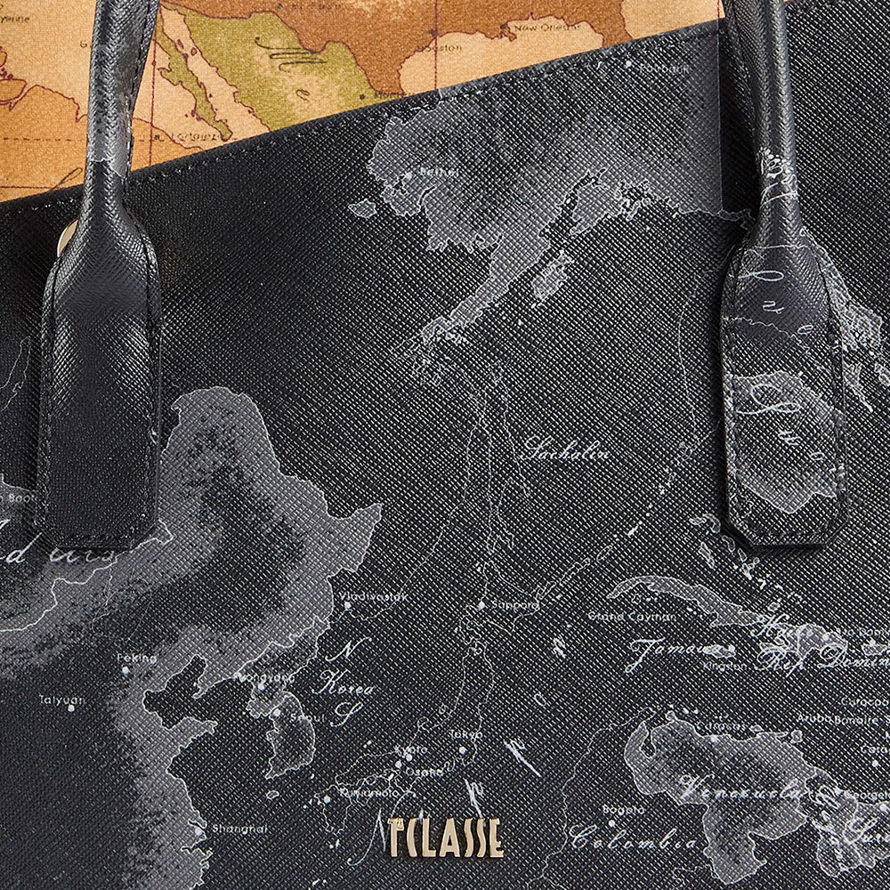 Borsa Donna a Mano 1A Classe Alviero Martini linea Geo Mix stampa Geo Night e Geo Classic LG80