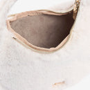 Mini Borsa a Mano 1A Classe Alviero Martini linea Chalet Chic in Eco Pelliccia Beige LG90