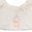 Mini Borsa a Mano 1A Classe Alviero Martini linea Chalet Chic in Eco Pelliccia Beige LG90