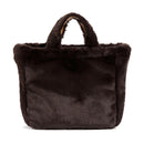 Borsa Donna a Mano 1A Classe Alviero Martini linea Chalet Chic in Eco Pelliccia Testa di Moro LG92