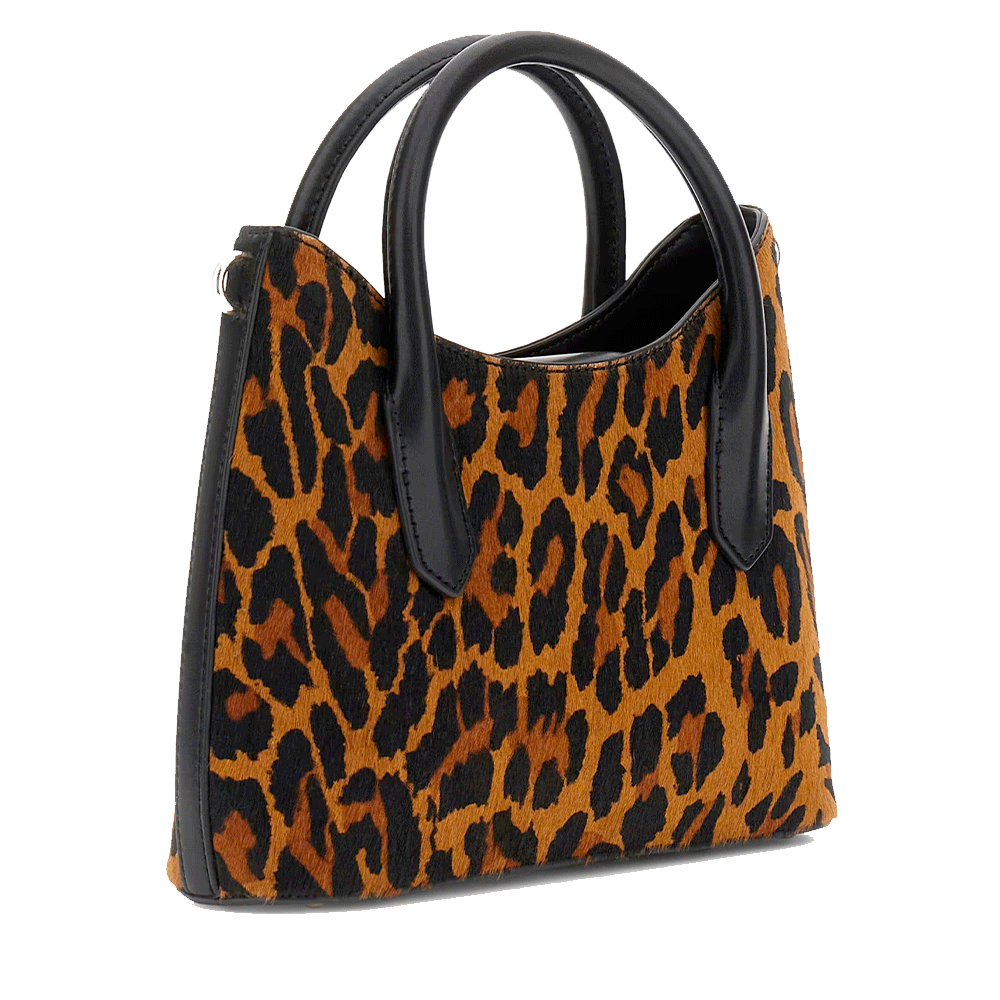 Borsa Donna a Mano in Pelle GUESS Linea Domitilla colore Leopard