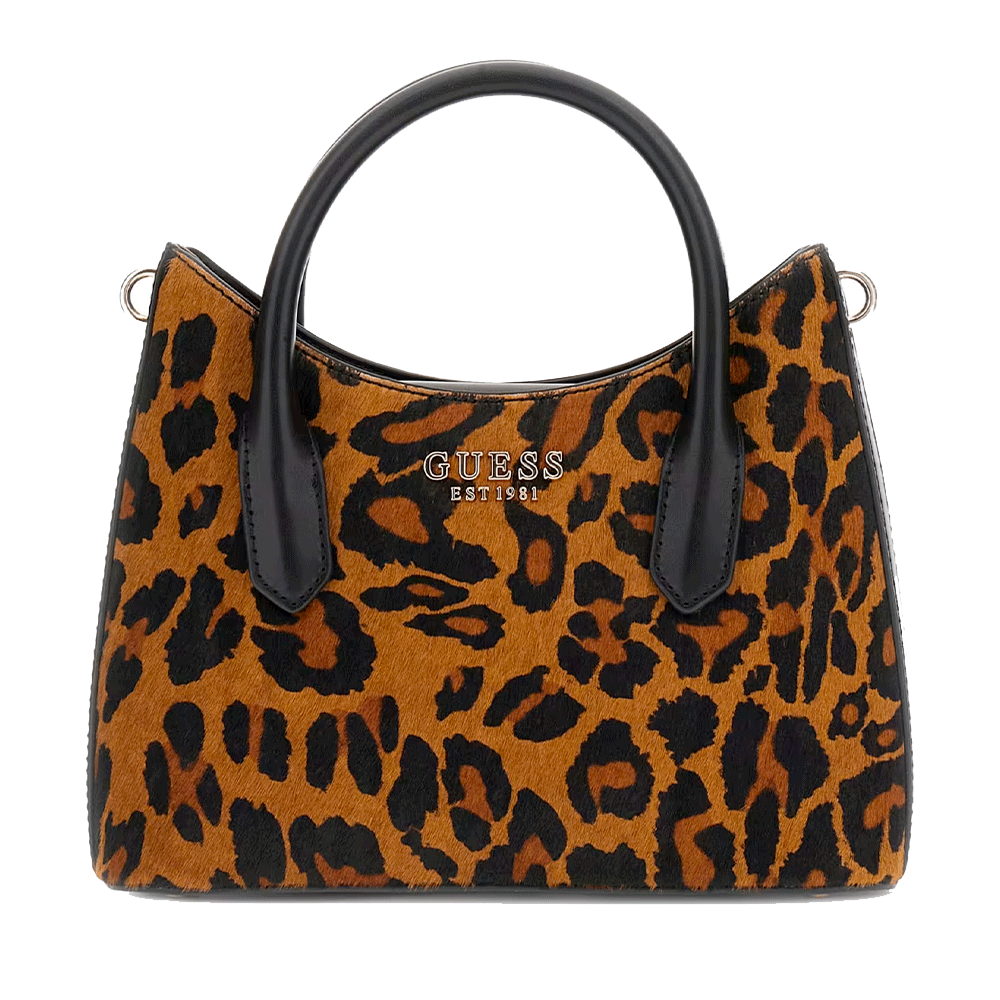 Borsa Donna a Mano in Pelle GUESS Linea Domitilla colore Leopard