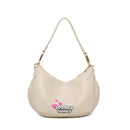 Borsa Donna a Spalla BRACCIALINI linea Amy Looney Tunes Beige stampa Bugs Bunny