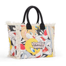 BRACCIALINI Damenhandtasche, Sommer-Linie Looney Tunes, aus bedrucktem Stoff