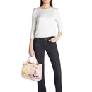 BRACCIALINI Damenhandtasche mit Tweety-Print in Pink und Postkarten LT-Linie