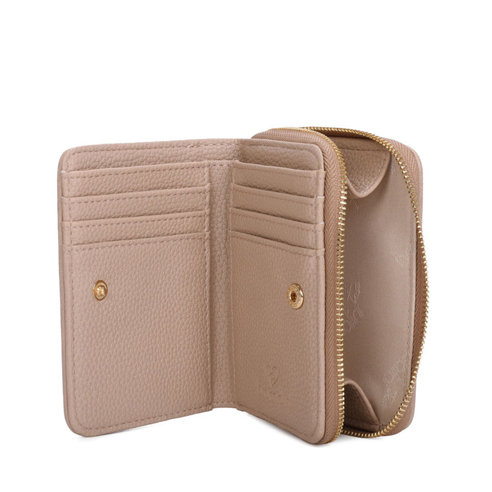 Portafoglio Donna con Bottone BRACCIALINI linea Cartoline LT Beige stampa Lola Bunny