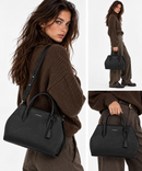 Damen-Handtasche COCCINELLE aus Leder Modell Lord in Schwarz Größe Medium