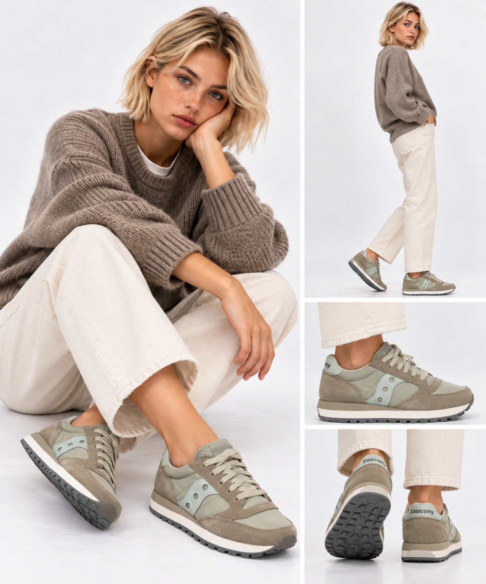 Damen-Sneaker SAUCONY Jazz Original Trek in Sage
