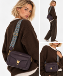Women's Prune Leather Crossbody Bag COCCINELLE Beat Soft - E1NOF150201