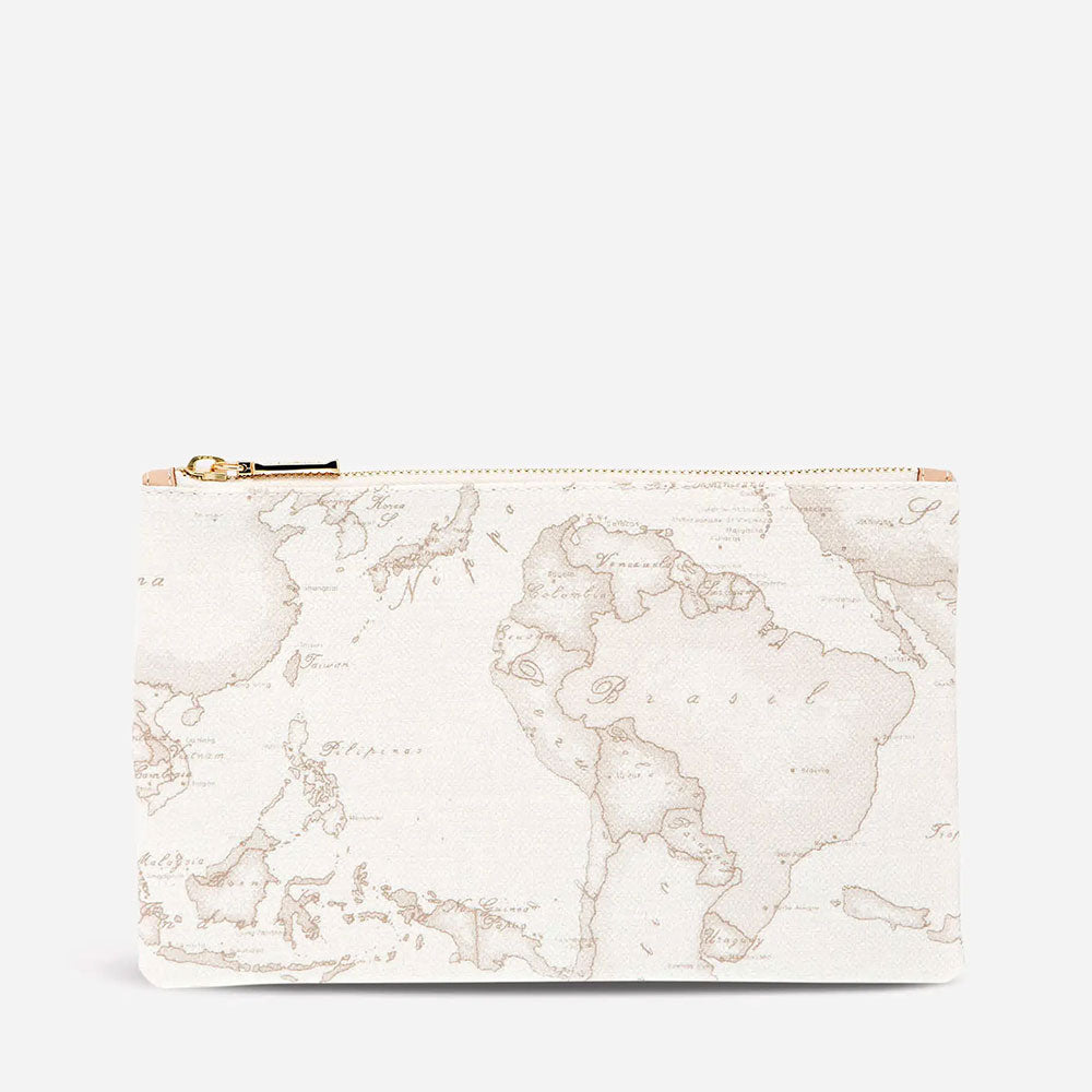 Mittleres Sachet der Klasse 1A, Alviero Martini Geo White, Linie M003